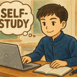 得意なことを自主的に学習するASDの生徒