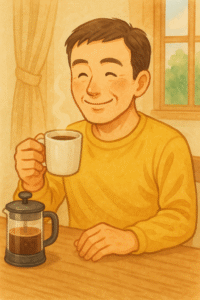 朝はコーヒーだけで十分