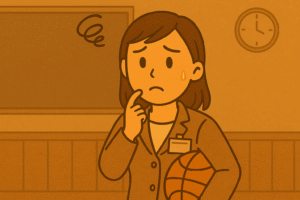 未経験の部活動を任せられて困惑する先生