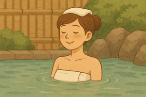 温泉もいいですね