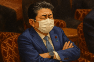 苦悩する安倍首相
