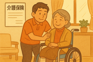 介護保険制度を利用する人