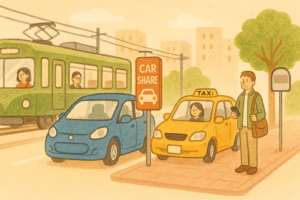 移動に様々な選択肢を