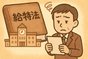 「教員＝定額働かせ放題」