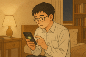 ２、３日に1回くらいLINEします