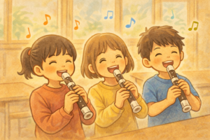 楽しみながらリコーダーに向き合えるようになります