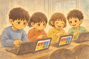 「復習に参加していない子」が、ほぼいません。