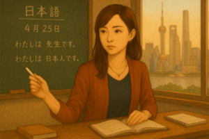 上海の日本人学校で勤務