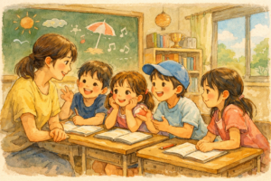 「何を書くか」を先に決めてしまうことで、作文のハードルが一気に下がります。