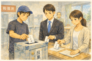 今の政治のためではなく、これからの自分たちのために。