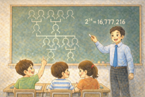 ここで計算します。2の24乗 ＝ 16,777,216