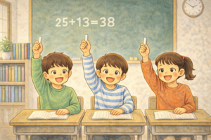 子どもの算数への知的好奇心を動かす最初の一歩になる