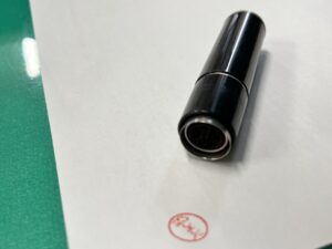 オーダーメイドのシャチハタで「承知しました」を作りました