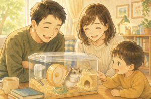 子どもにとっては「初めての命との関わり」として非常に良い経験になります。