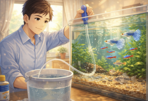 週1回〜2週間に1回の水換え