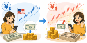 円高から円安になった場合の試算
