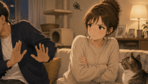 「彼は猫が好きじゃなかったんです。」