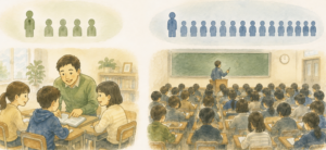 教員1人に対して学生が何人いるかという指標