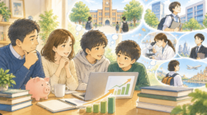 子どもの進学費用はジュニアNISAという投資制度を活用し、準備してきました