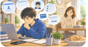我が家では、基本的には本人が手続きを進め、必要なところを一緒に確認する形にしました