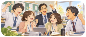 「若い先生だけ大きく上がって、40代・50代はほとんど変わらない」という改定ではありません。