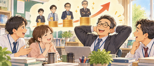 教員給与は典型的な「年功型の給与体系」と言えます